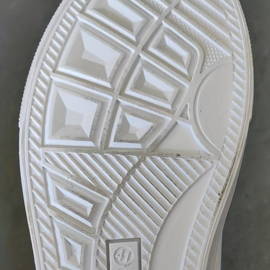 Trendy Walking Shoes, Casual Non-slip Lace-up Sneakers